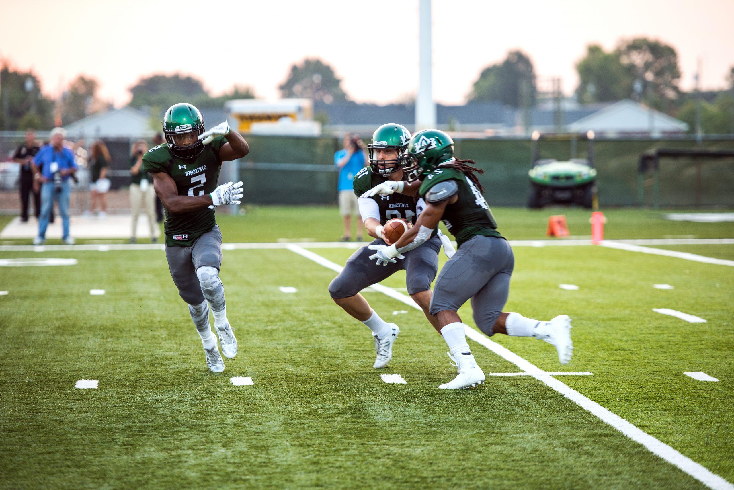 Delta State Football players playing game